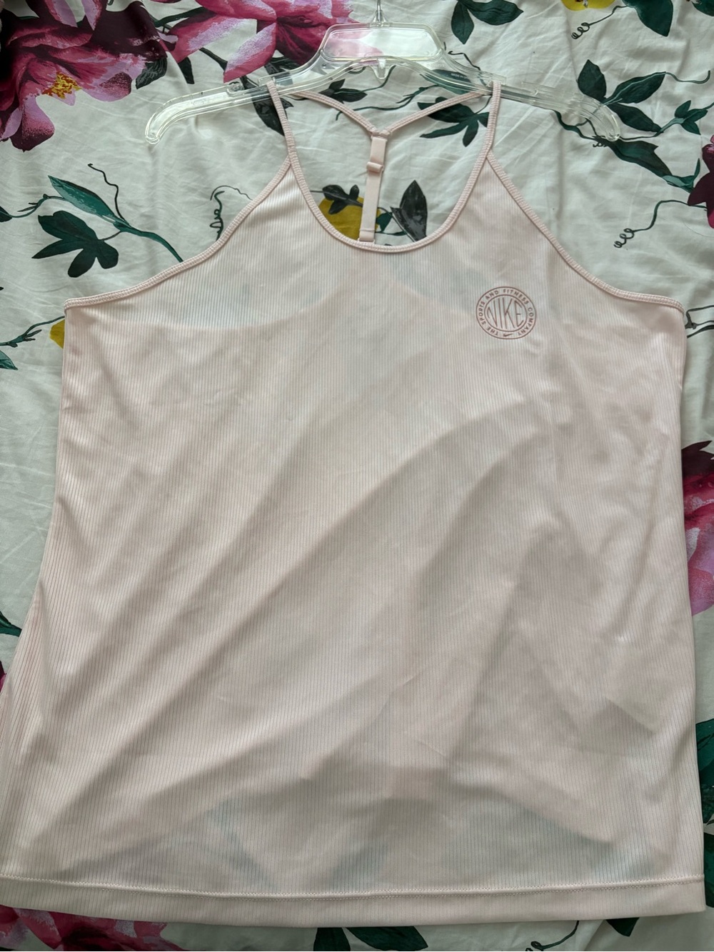 Nike Women’s Light Pink Tank with T-Back Strap XL